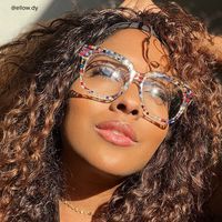 Martha - Square Colorful/Point Eyeglasses - 6