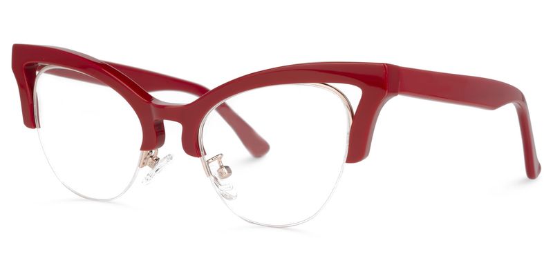Drayton - Cat Eye Red Eyeglasses