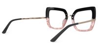 Shavan - Square Black/Pink Eyeglasses - 3