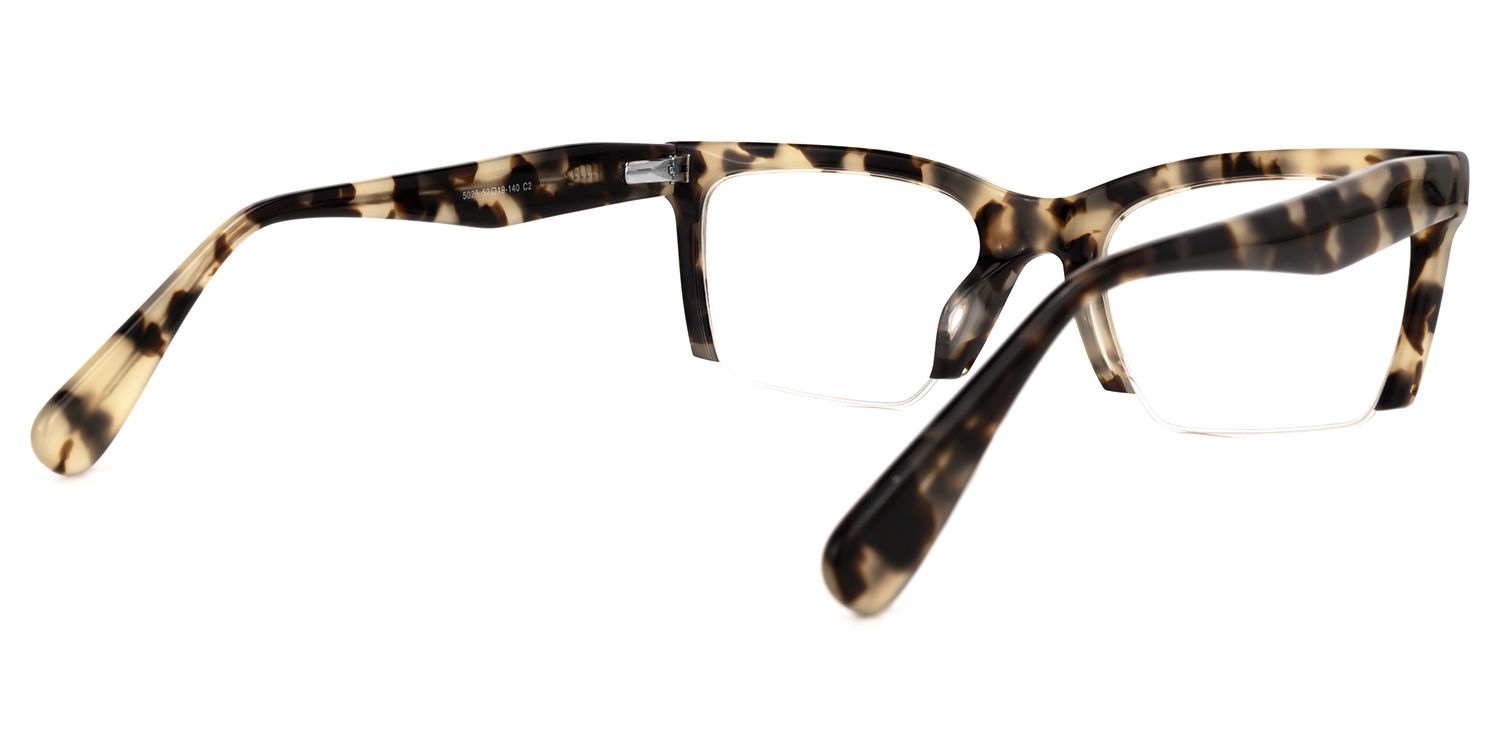 Vivienne - Rectangle Light/Tortoise Eyeglasses product detail 3