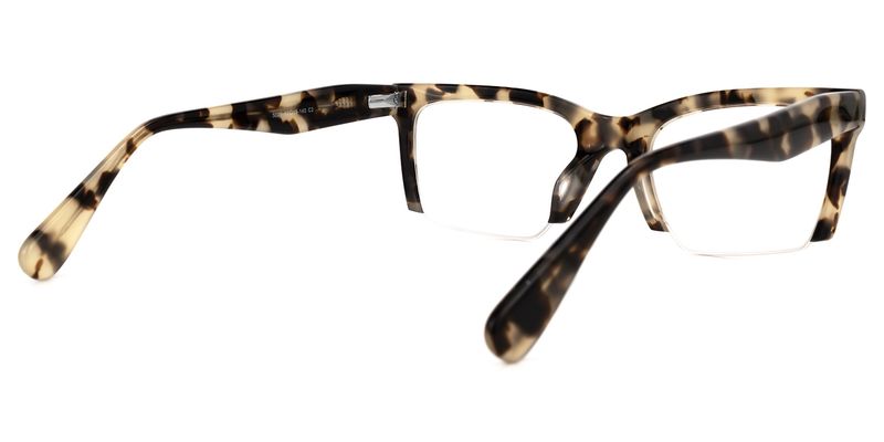 Vivienne - Rectangle Light/Tortoise Eyeglasses - 3