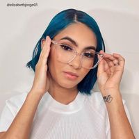 Tacita - Cat Eye Crystal Clear Eyeglasses - 9