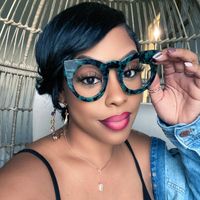 Cadence - Cat Eye Green Tortoise Eyeglasses - 7