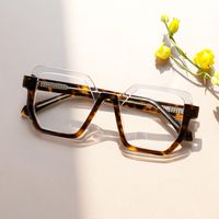 Mixon - Square Tortoise Eyeglasses | Vooglam On Model