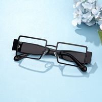Anitta - Rectangle Black Eyeglasses - 5