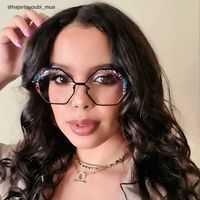 Scotto - Geometric Floral Eyeglasses - 12