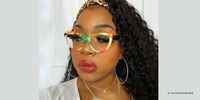 Cat Eye Black Eyeglasses | Vooglam.com 
