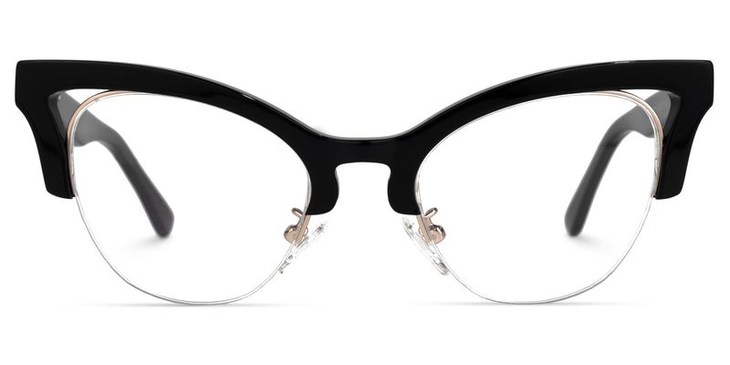 Drayton - Cat Eye Black Eyeglasses