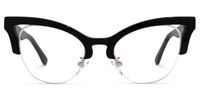 Drayton - Cat Eye Black Eyeglasses