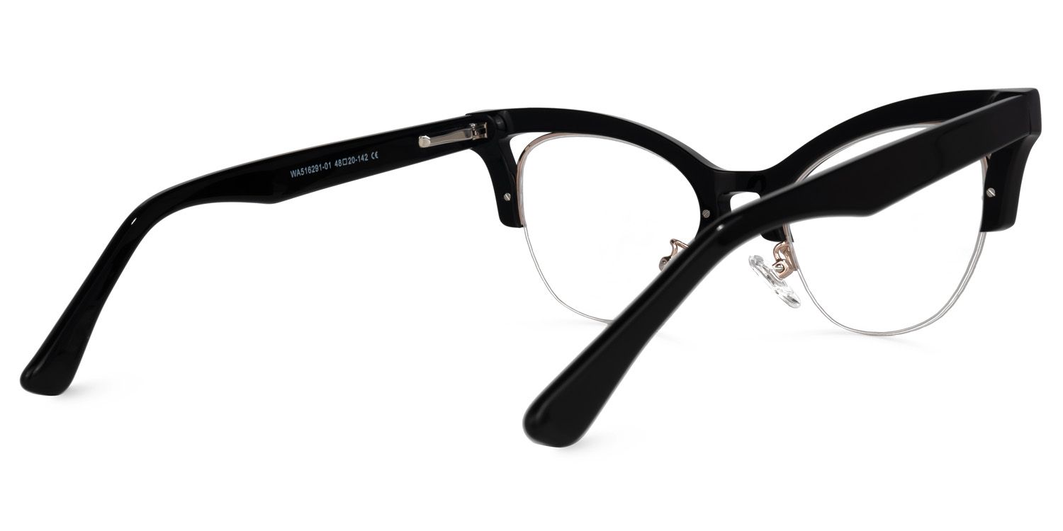 Drayton - Cat Eye Black Eyeglasses product detail 3
