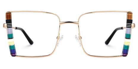 Denzel - Square Multicolor Eyeglasses