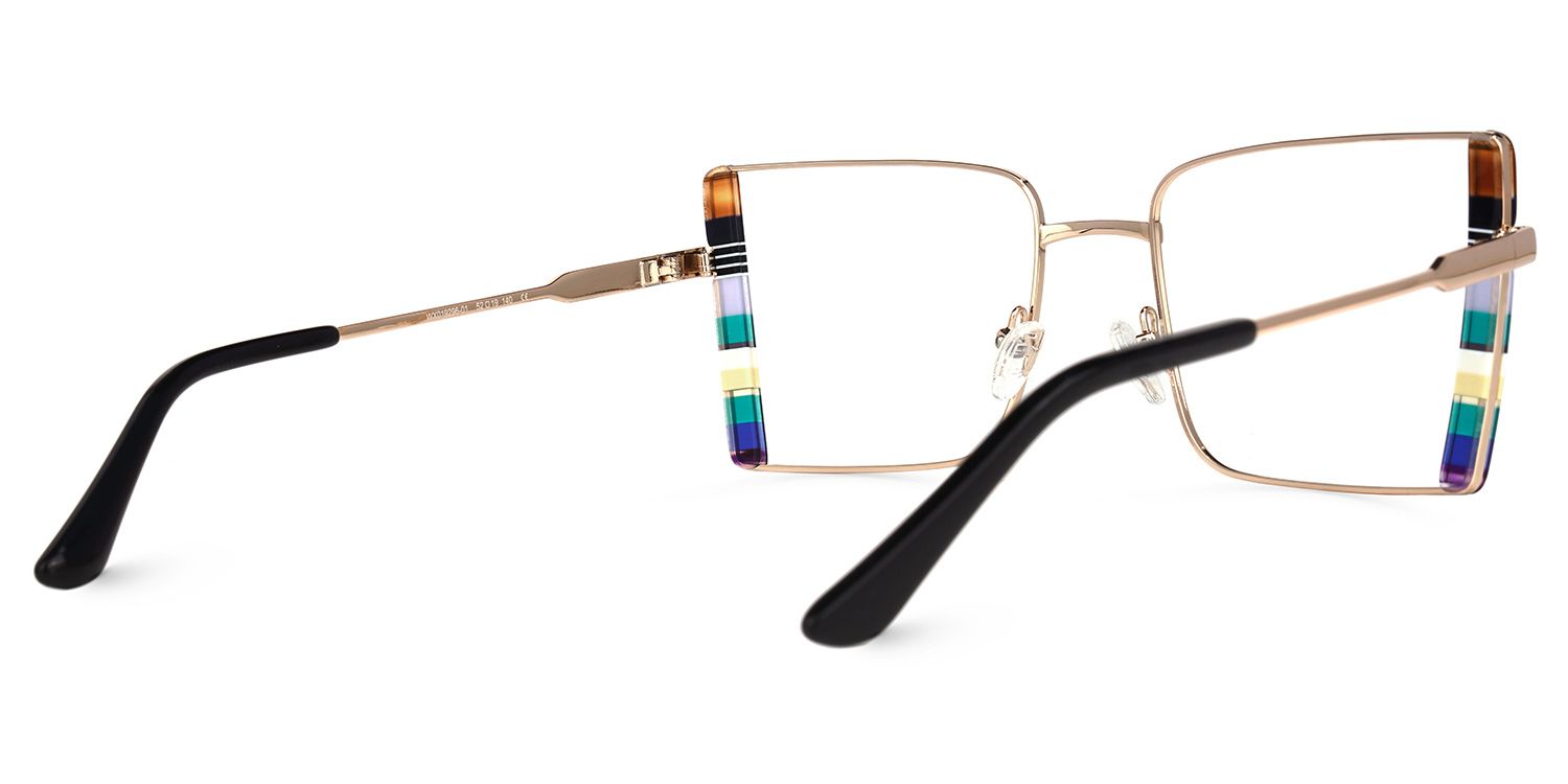Denzel - Square Multicolor Eyeglasses - 3