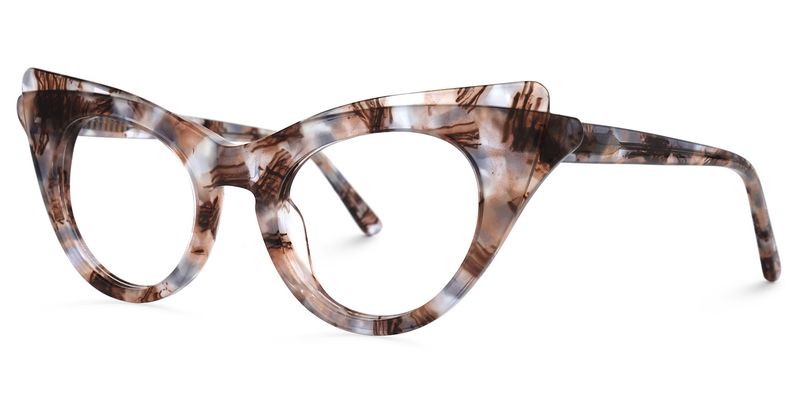 Debra - Cat Eye Pattern Eyeglasses - 2