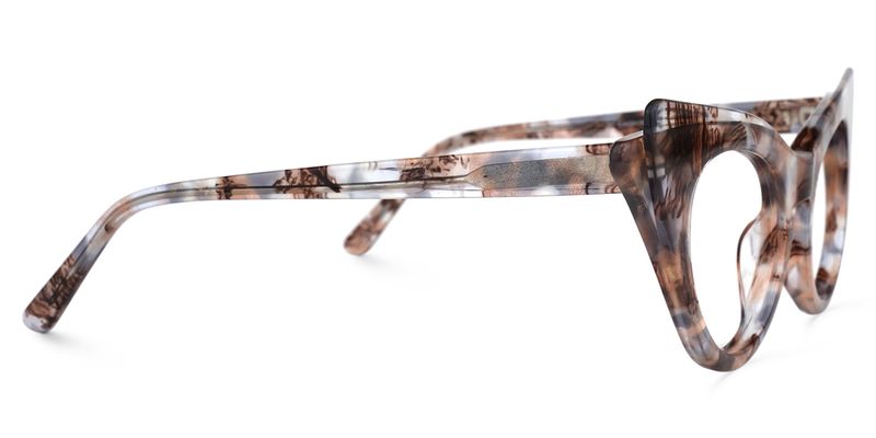 Debra - Cat Eye Pattern Eyeglasses - 4