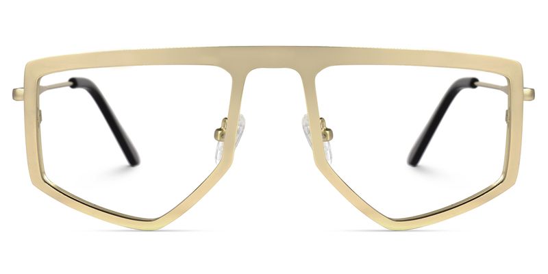 Lopez - Aviator Gold Eyeglasses