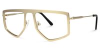 Lopez - Aviator Gold Eyeglasses - 2