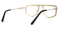 Lopez - Aviator Gold Eyeglasses - 3