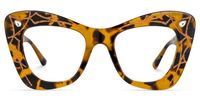 Zavala - Square Tortoise Eyeglasses | Vooglam Angle View