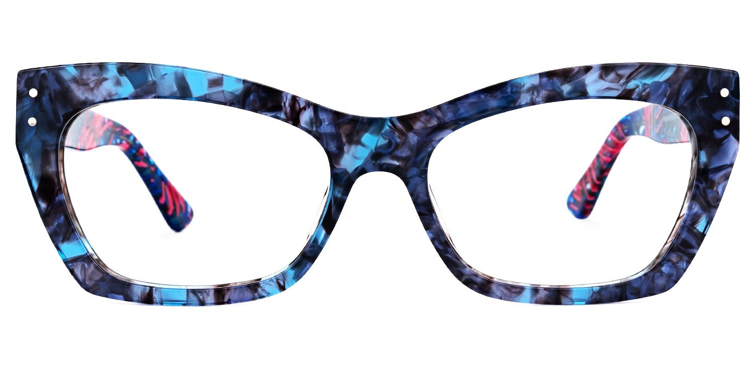 Melba - Rectangle Floral Eyeglasses product detail 2