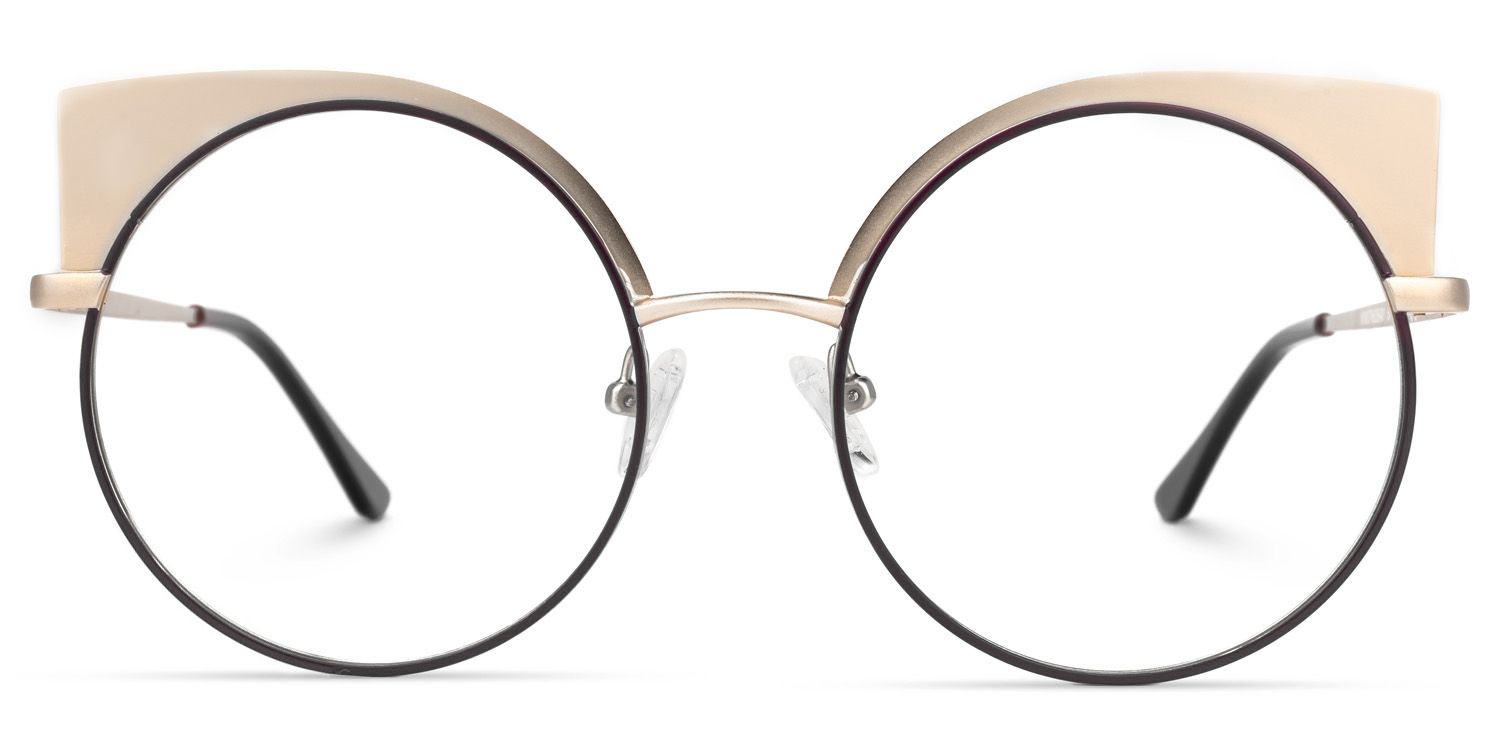 Contreras - Cat Eye Gold Eyeglasses product detail 2