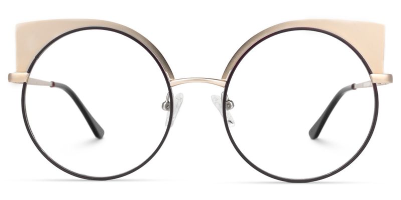 Contreras - Cat Eye Gold Eyeglasses