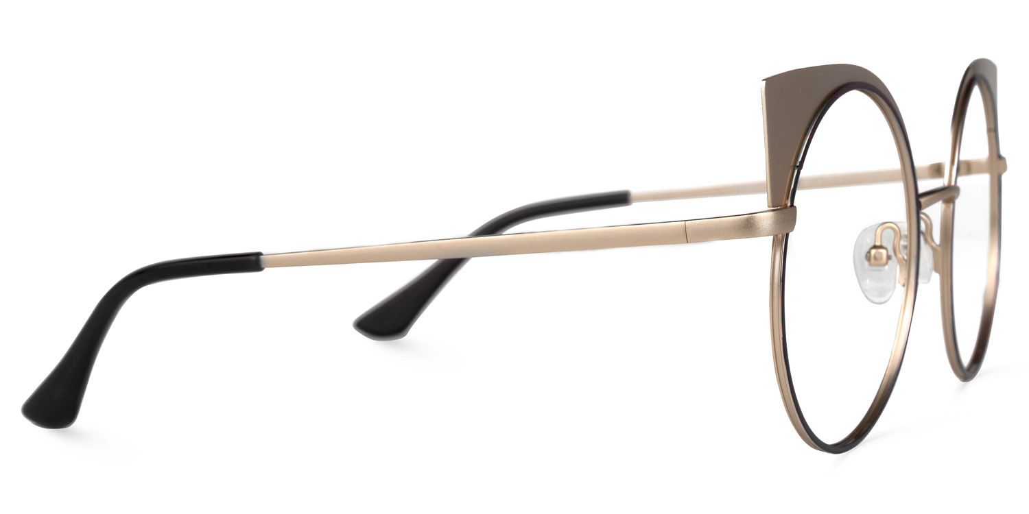 Contreras - Cat Eye Gold Eyeglasses product detail 4