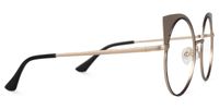 Contreras - Cat Eye Gold Eyeglasses - 4