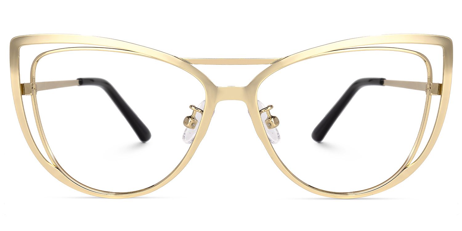Roselyn - Cat Eye Gold Eyeglasses product detail 2