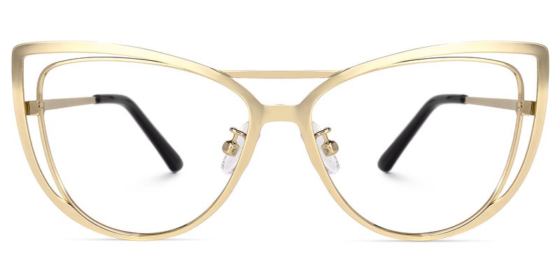 Roselyn - Cat Eye Gold Eyeglasses