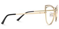 Roselyn - Cat Eye Gold Eyeglasses - 4