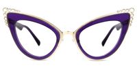 Magdaleno - Cat Eye Purple Eyeglasses