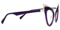 Magdaleno - Cat Eye Purple Eyeglasses - 4