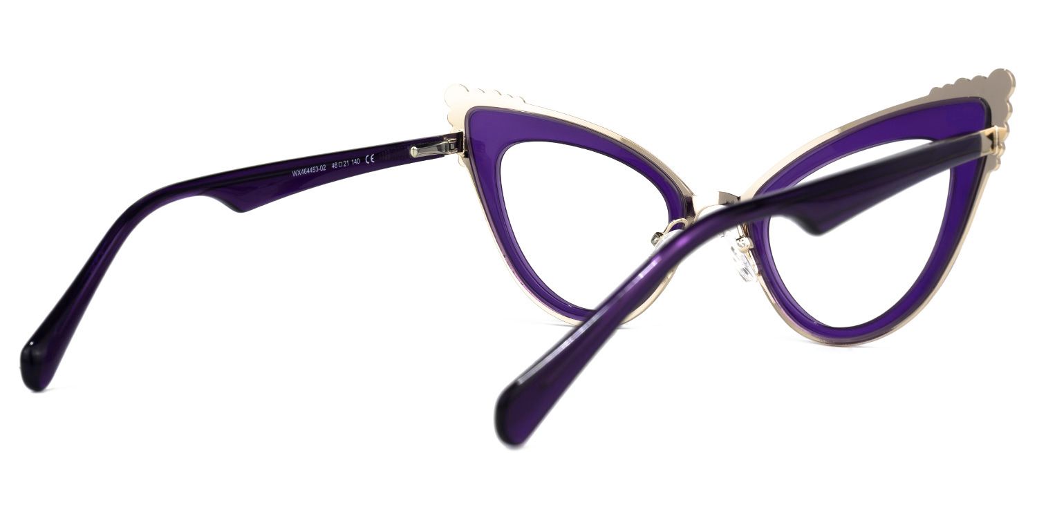 Magdaleno - Cat Eye Purple Eyeglasses product detail 3