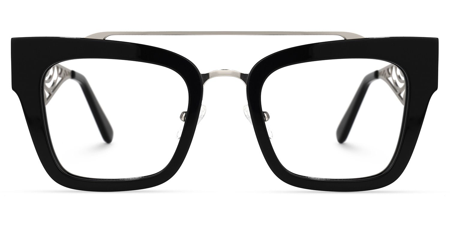 Vaughn - Aviator Black Eyeglasses product detail 2