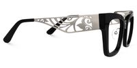 Vaughn - Aviator Black Eyeglasses | Vooglam 