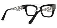 Vaughn - Aviator Black Eyeglasses - 3