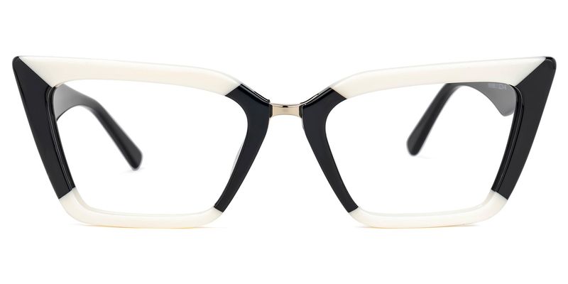 Petrie - Rectangle Two-tone Eyeglasses