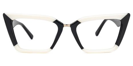 Petrie - Rectangle Two-tone Eyeglasses