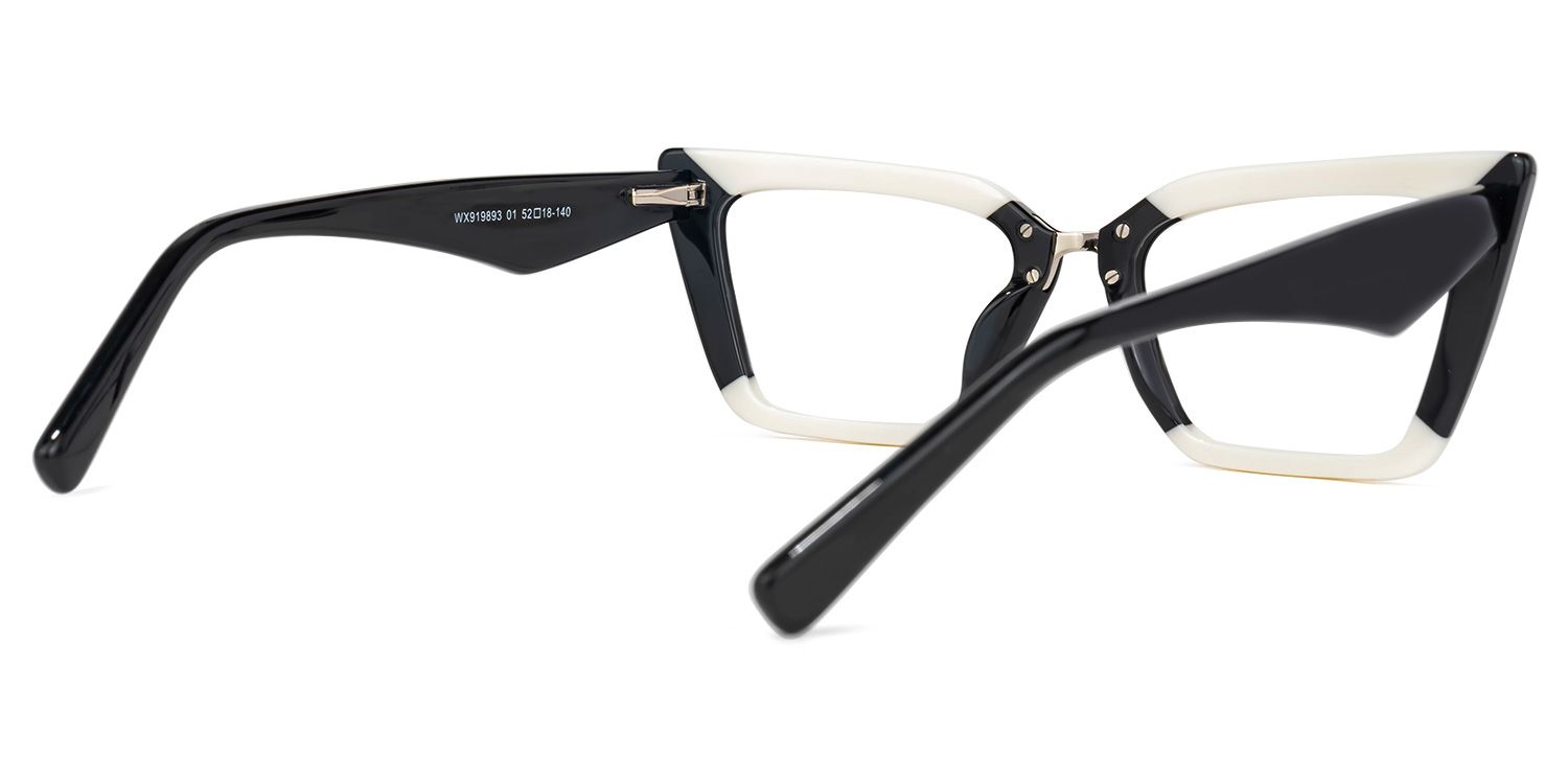 Petrie - Rectangle Two-tone Eyeglasses - 3