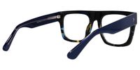 Huerta - Square Blue Eyeglasses - 3
