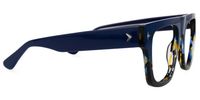 Huerta - Square Blue Eyeglasses - 4