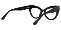 Mancilla - Cat Eye Black Eyeglasses | Vooglam Side View