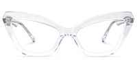 Shaneika - Cat Eye Crystal Eyeglasses | Vooglam1 Angle View