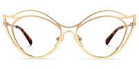 Hilleary - Geometric Gold Eyeglasses