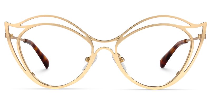 Hilleary - Geometric Gold Eyeglasses