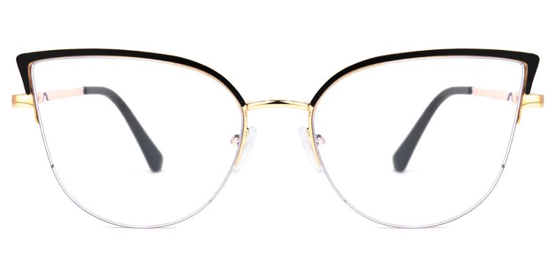 Guerrero - Browline Black Eyeglasses