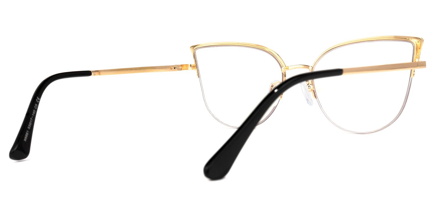 Guerrero - Browline Black Eyeglasses - 3