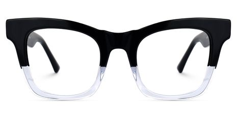 Stevens - Rectangle Two-tone Eyeglasses