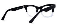 Stevens - Rectangle Two-tone Eyeglasses | Vooglam Side View