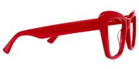 Dewanna - Rectangle Red Eyeglasses - 4